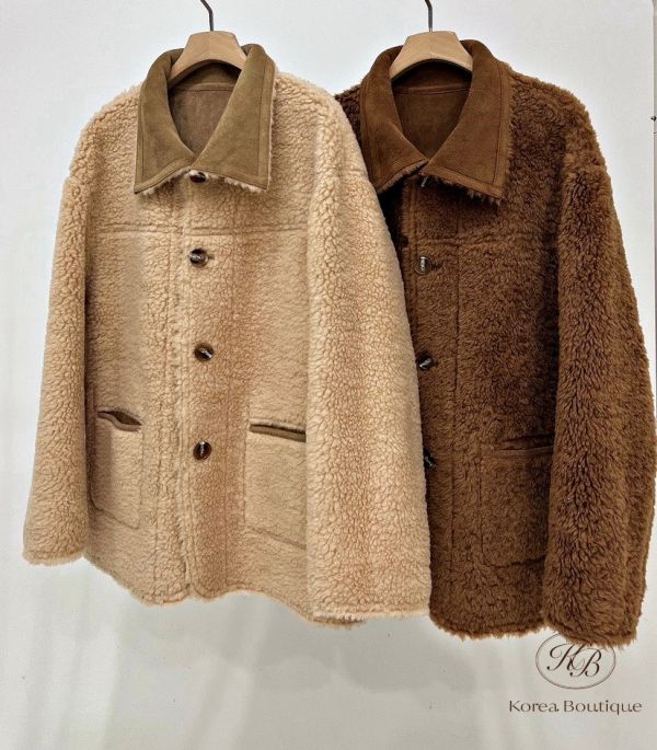 FWKR40 冬季 可雙面穿的熊熊外套 