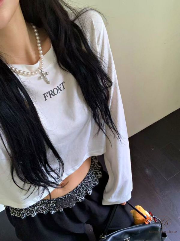 Fw179 秋季 豹紋紋路棉褲 