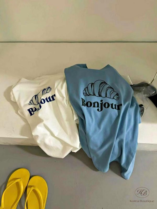 SS163 春季 早安可頌tee 