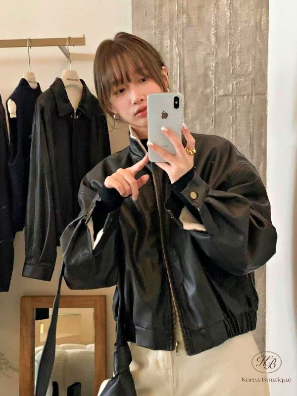 Fw468 冬季 毛茸茸內刷毛皮外套 