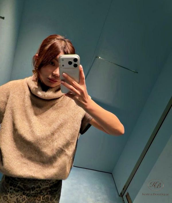 Fw482 冬季 豹紋半身裙 