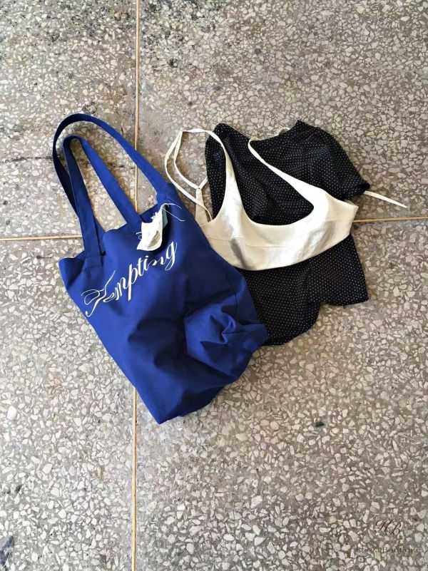 SS466 春季 水桶造型帆布包 