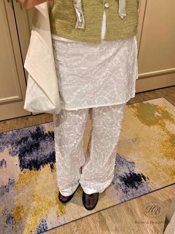 SS460 春季 裙簾蕾絲褲 