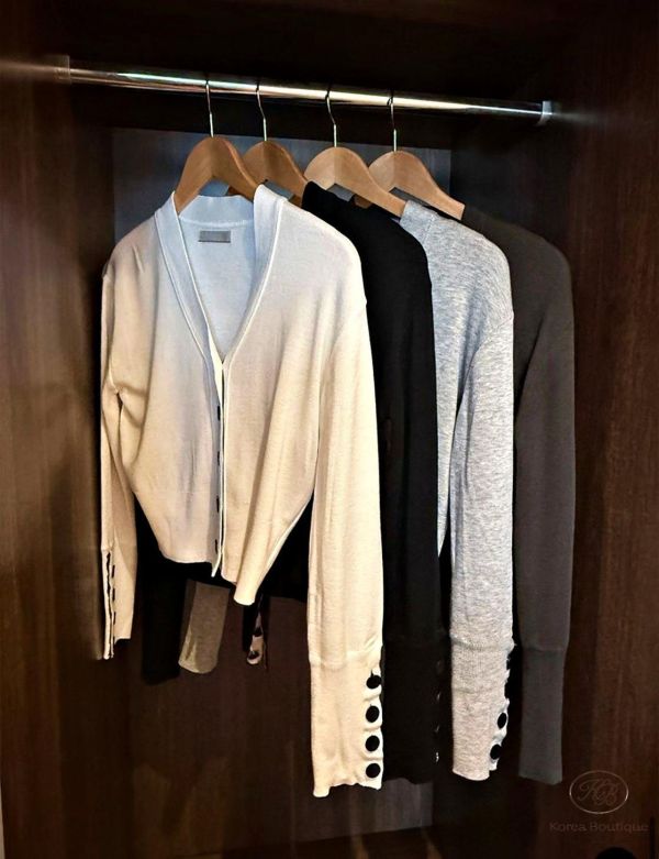 SS259 春季 大排扣針織外套 