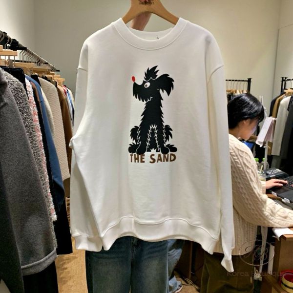 Fw409 秋季 可愛狗狗衛衣 加絨 