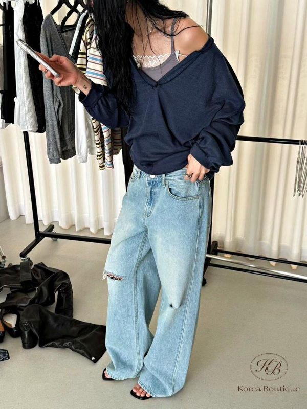 SS266 春季 大V領上衣 