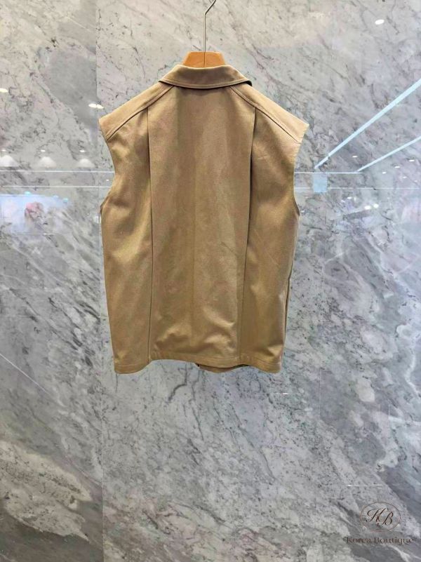 Fw199 秋季 口袋丹寧質感背心 