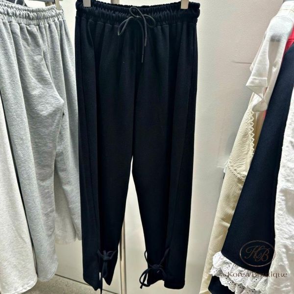 SS301 春季 蝴蝶結設計棉褲 