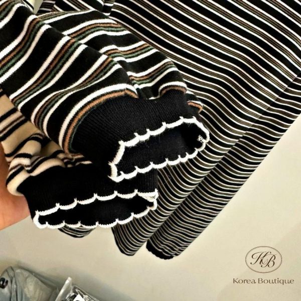 SS13 春季 條紋細節很多的polo衫 