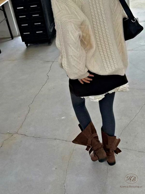 FWKR46 冬季 很有小心機的短裙 