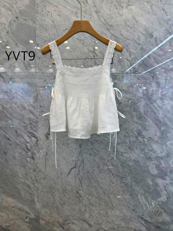 SS537 夏季 細節好美的刺繡背心 