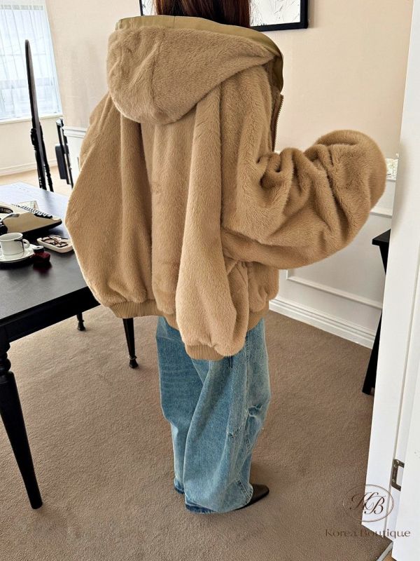 Fw396 秋季 正反兩穿的連帽外套 