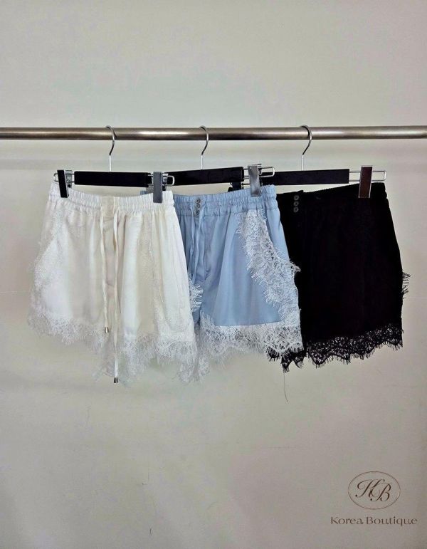 SS237 春季 自留蕾絲短褲 