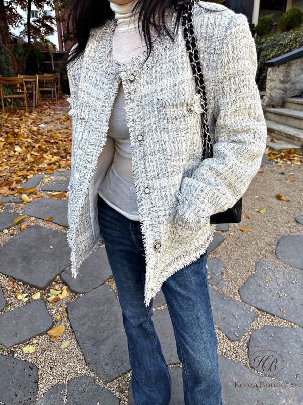 Fw484 冬季 經典小香外套 