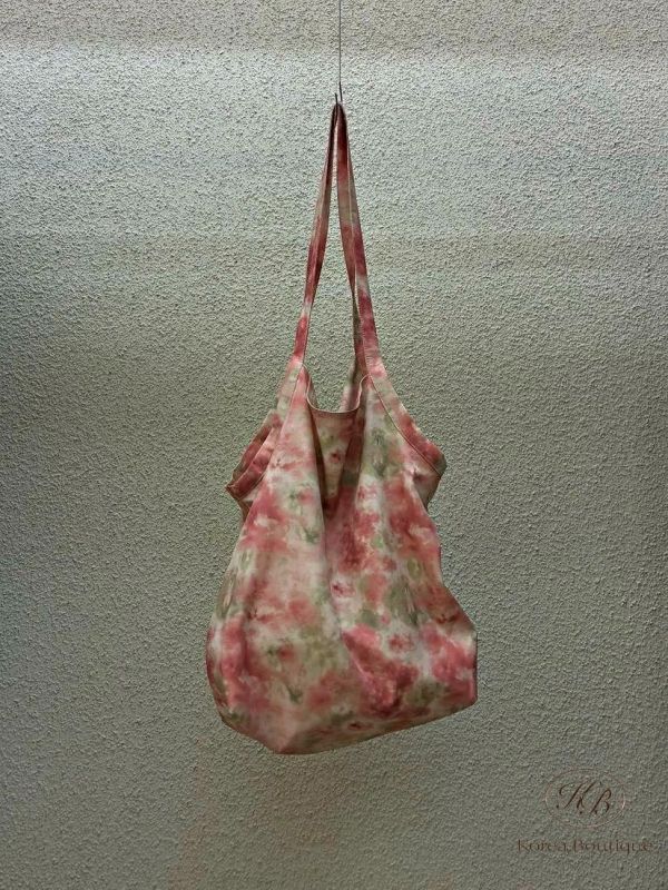 KR2605 夏季 絲鍛花色很美的包包 