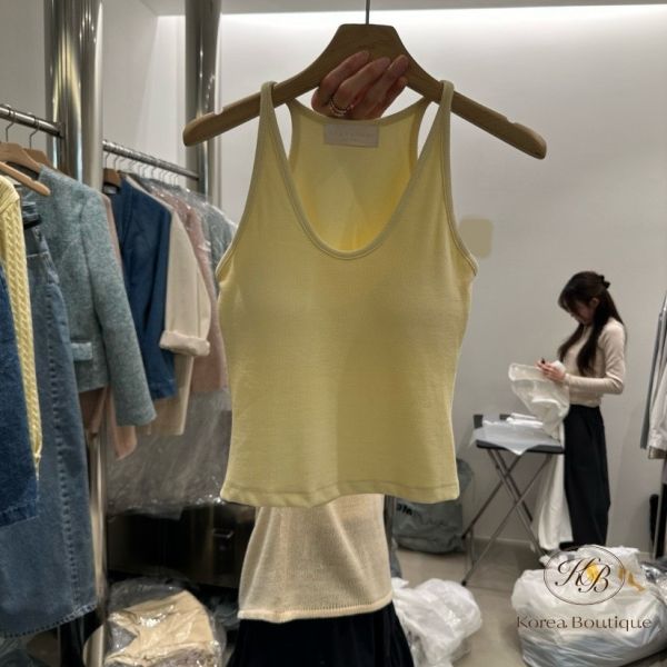 Spv73 夏裝 可搭配在開襟外套 單穿 或者西裝外套的u領bra top 