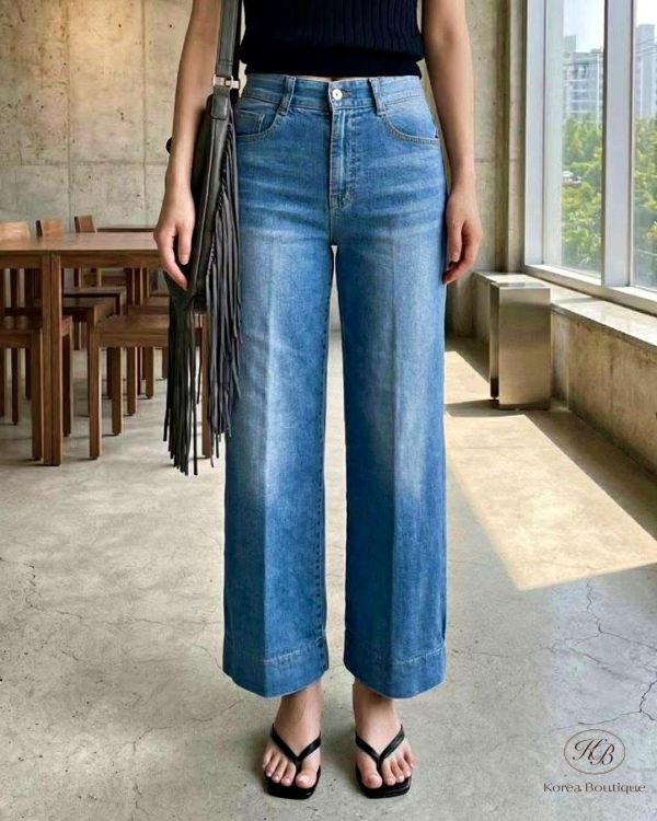 SS263 春季 春夏很需要的涼感九分牛仔褲 