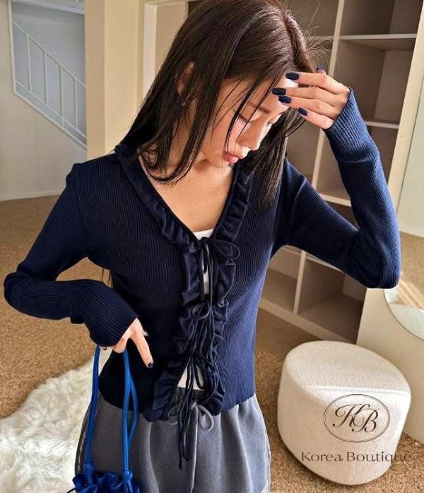 SS91 春季 荷葉邊設計上衣 