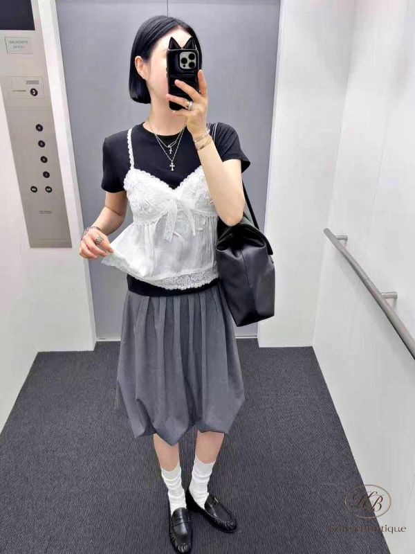 SS151 春季 高單設計家假兩件上衣 