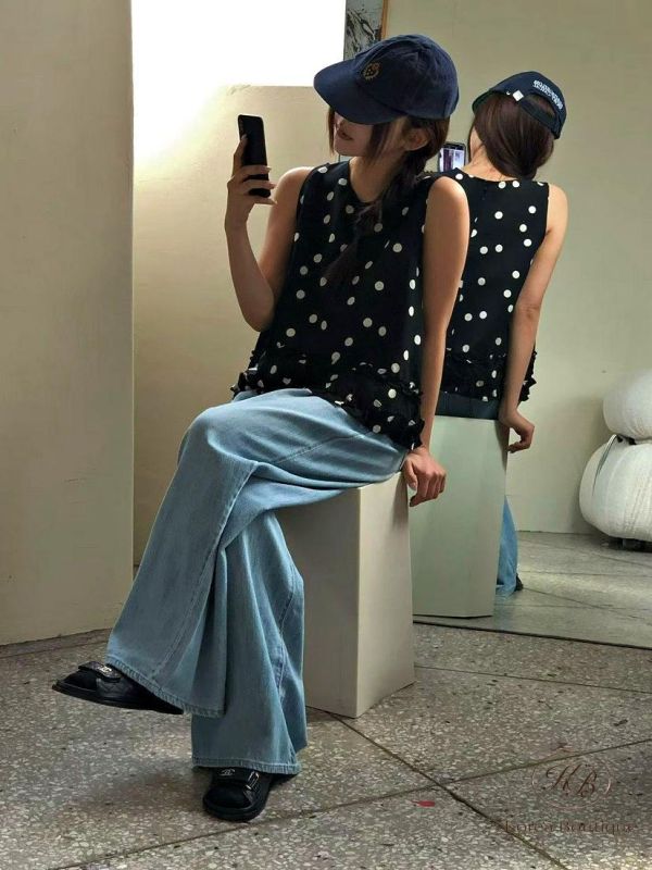 SS303 春季 點點圖案背心 