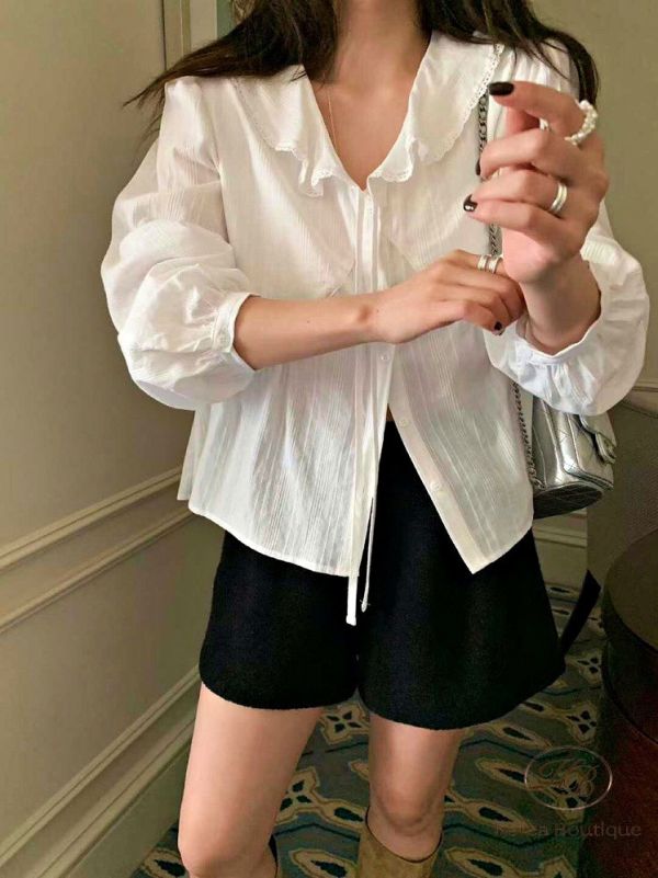 Fw360 秋季 領口好看的上衣 