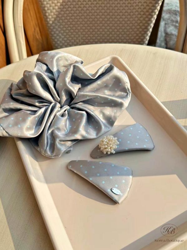 SS340 春季 人氣小點大腸圈 小髮夾 