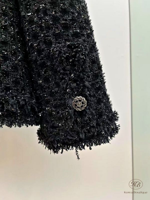 Fw248 秋季 無領的小香外套 
