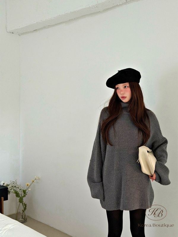 FWKR26 冬季 高領毛衣 