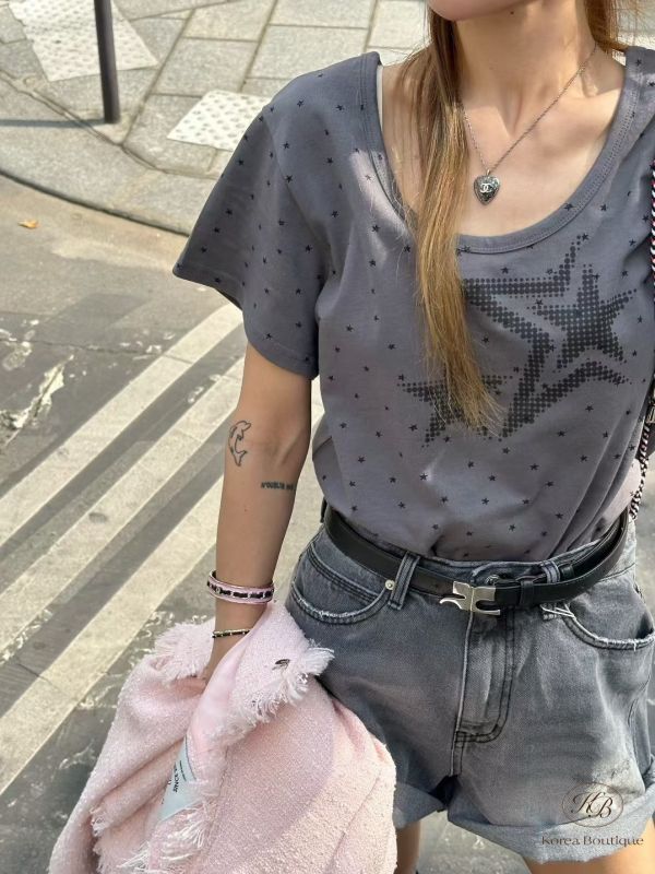 Fw46 秋季 星星tee 