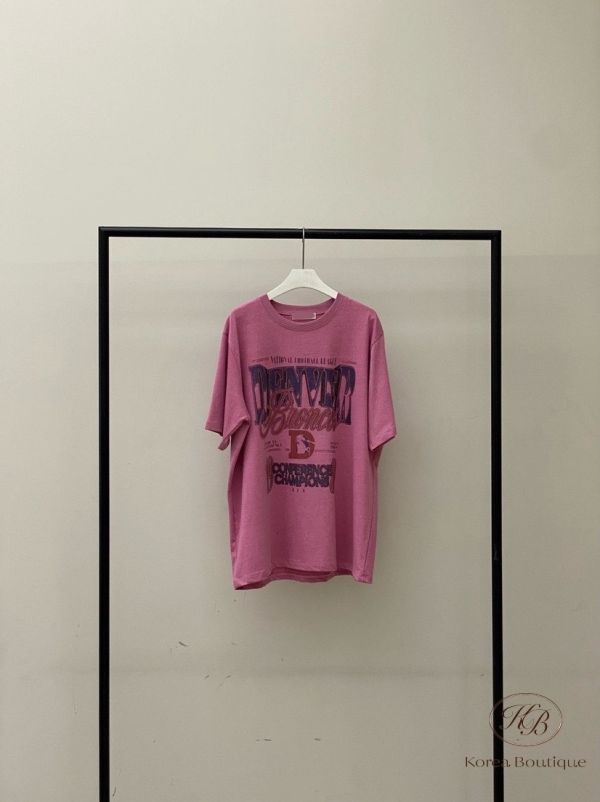Sv24 夏裝 水洗感塗鴉tee 