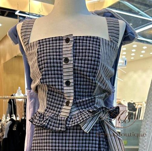 SS197 春季 拼接圖案的套裝 