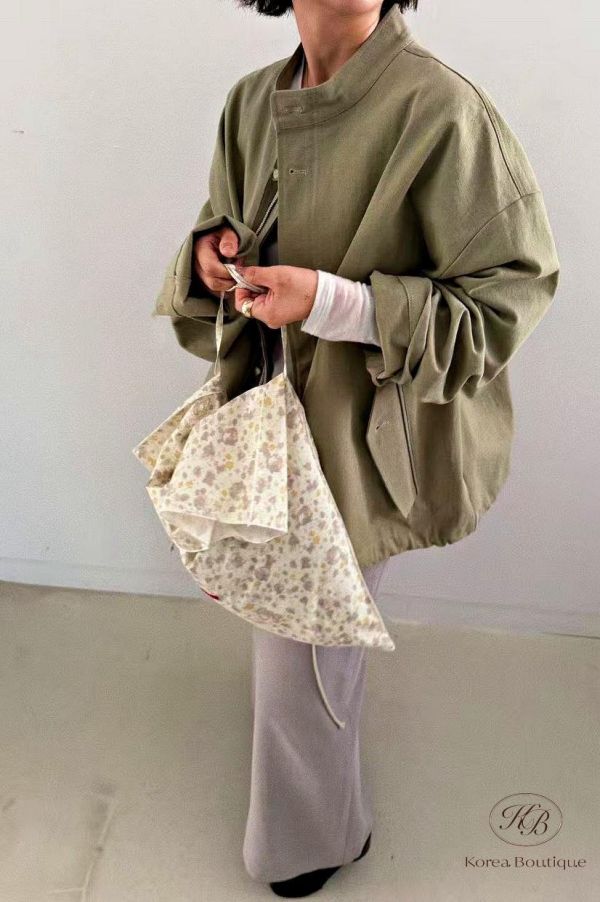 SS141 春季 日系感印花布袋 