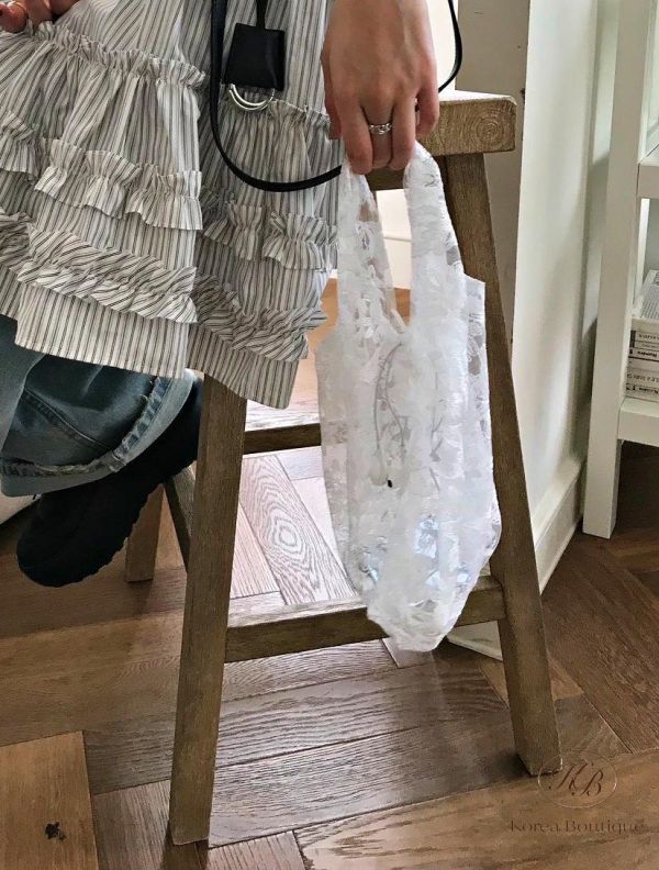 SS423 春季 蕾絲布手提袋 