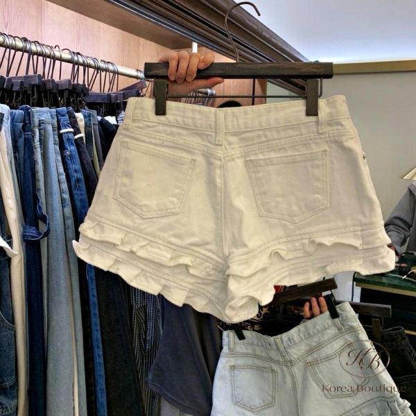 SS402 春季 花邊牛仔褲 