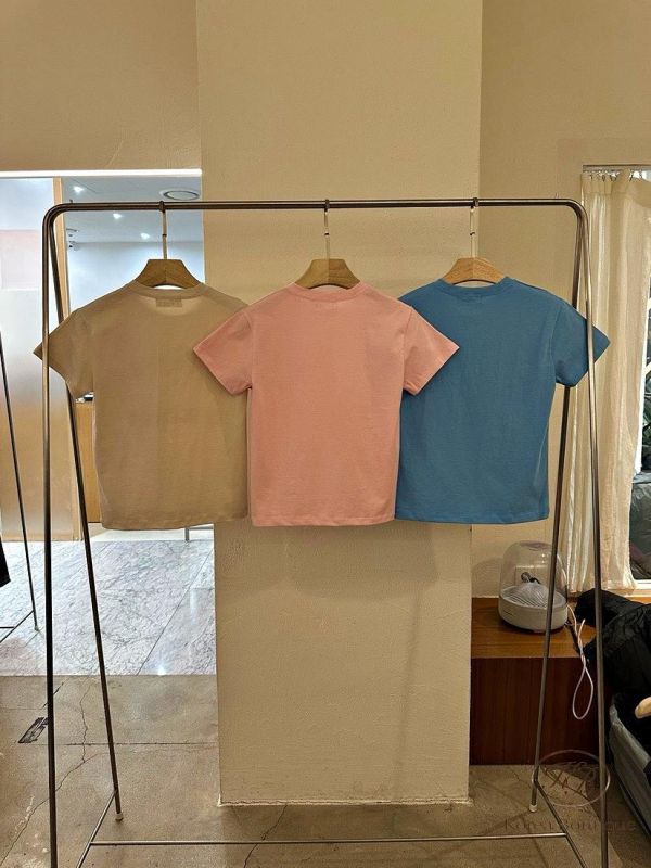 SS18 春季 春款可愛顏色字母holiday tee 