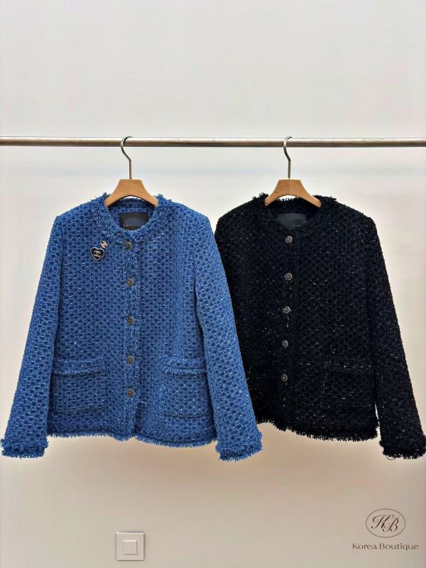 Fw248 秋季 無領的小香外套 