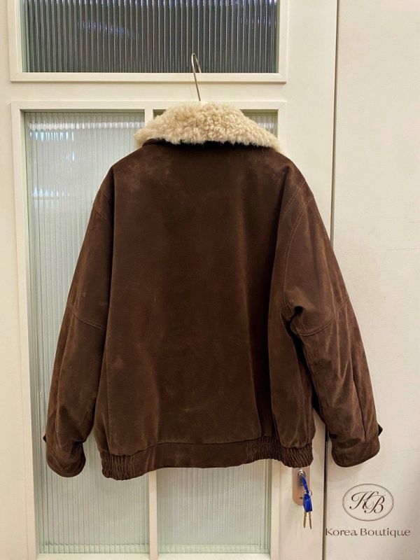 Fw500 冬季 可拆毛毛領夾克外套 