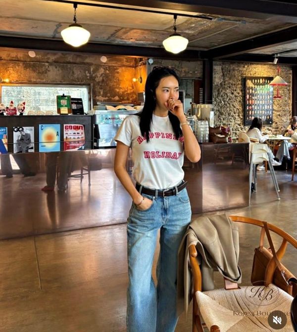 SS18 春季 春款可愛顏色字母holiday tee 