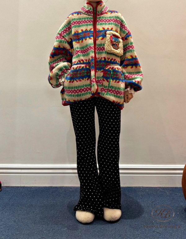 Fw451 冬季 可可愛愛的花邊褲 圖案多款 