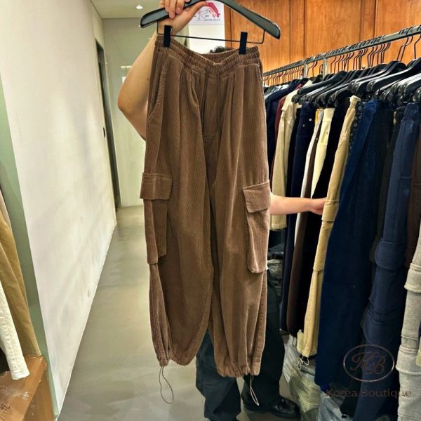 Fw386 秋季 燈芯絨工作褲 