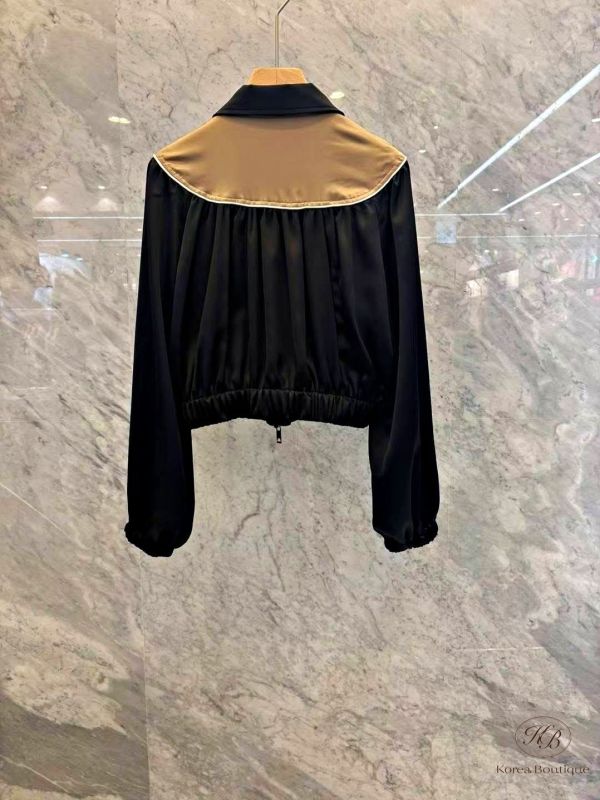 Fw192 秋季 秋冬色感拼接外套 