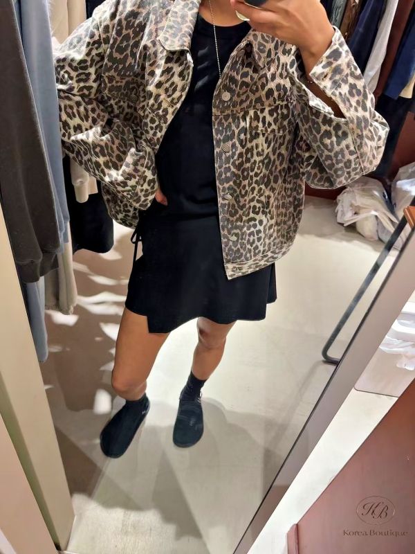 Fw131 秋季 豹紋水洗套裝 