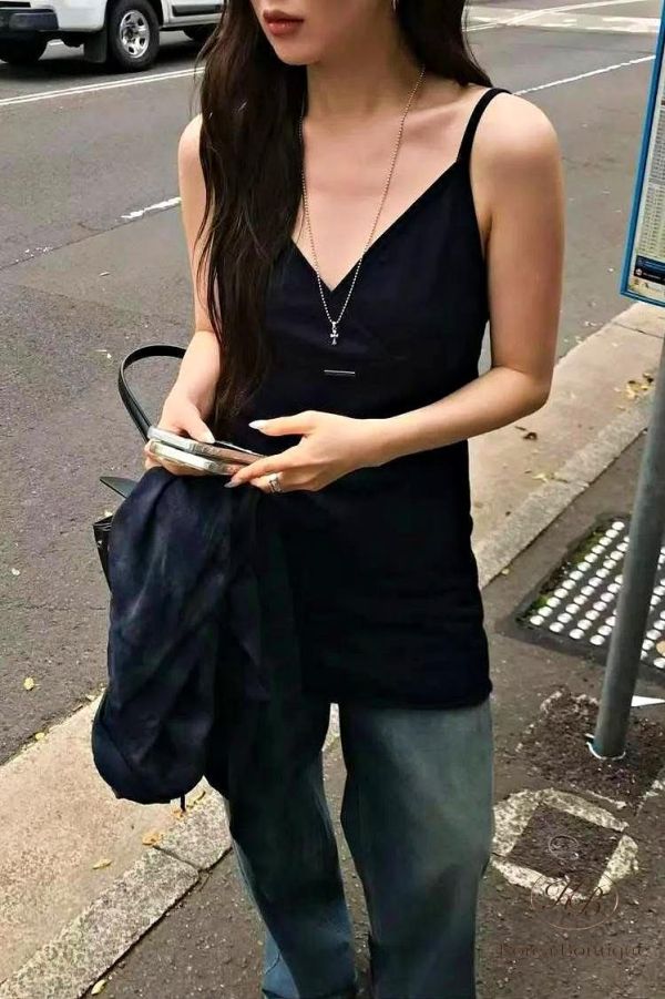 SS247 春季 時髦V領短洋裝 