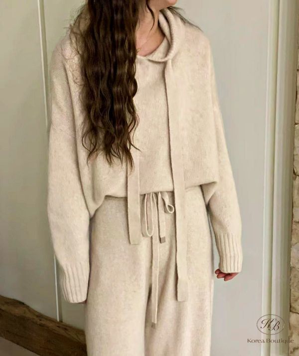 Fw394 秋季 經典款 長期熱賣 針織套裝 四色 