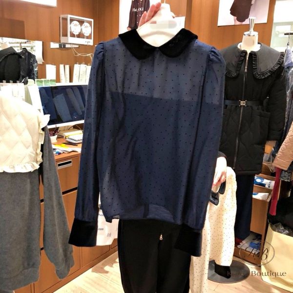 Fw481 冬季 點點襯衫 