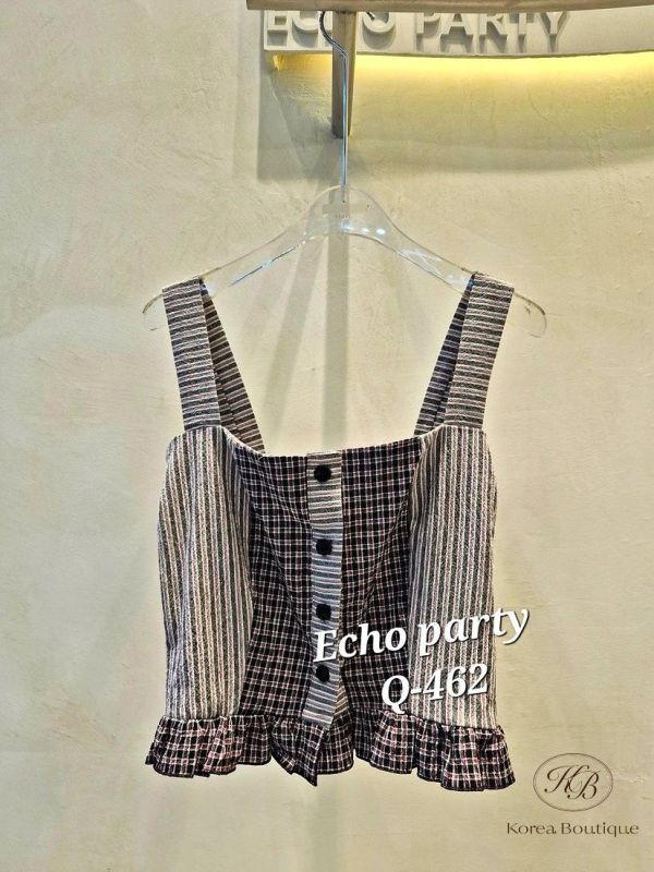 SS197 春季 拼接圖案的套裝 