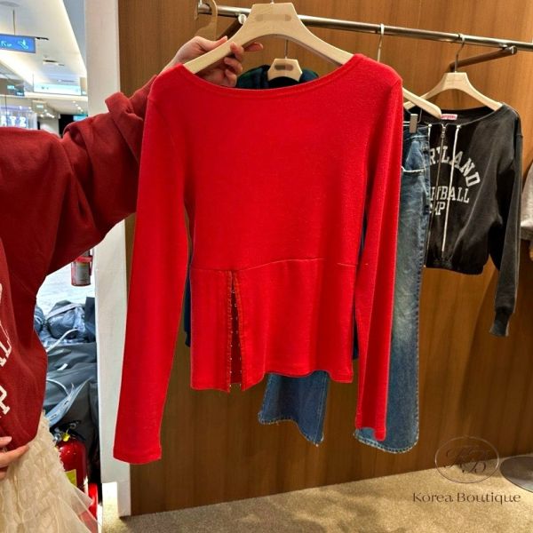 Fw377 秋季 下擺設計好好看的上衣 