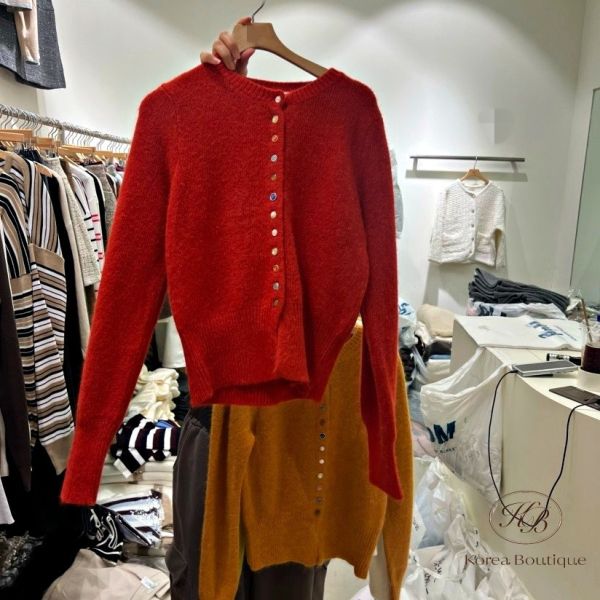 Fw417 秋季 顏色都好好看的排扣開襟外套 