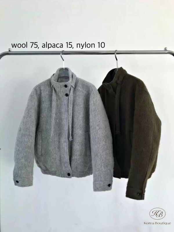 FWKR81 冬季 立領毛料外套 