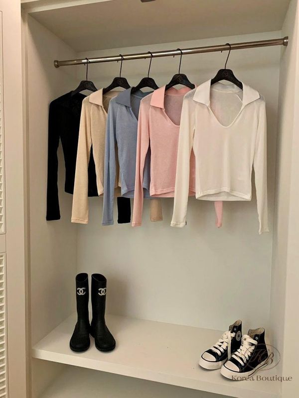 SS228 春季 深領polo衫 